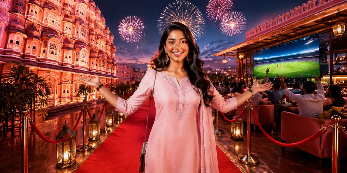 Indian woman enjoying seamless casino experience on mobile